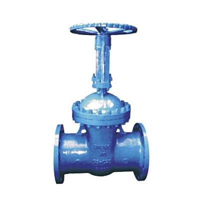 DIN Rising stem cast steel gate valve PN16/25/40/64