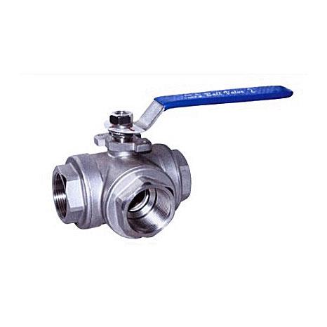 Female tee ball valve