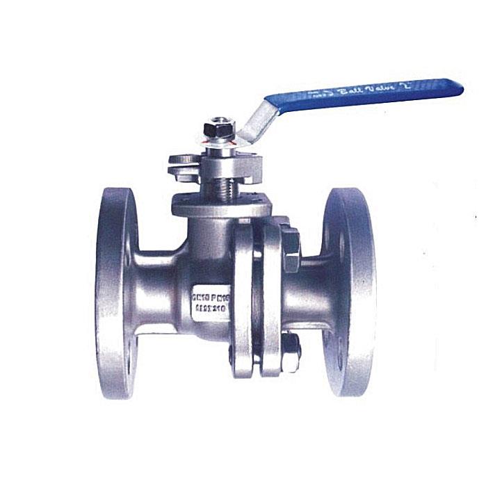 Stainless steel flanged ball valve