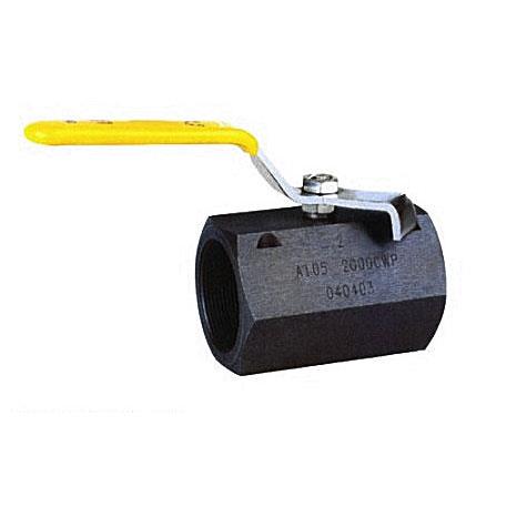 Hexangular carbon steel ball valve 2000PSI